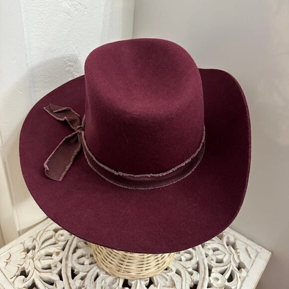 Olive & Pique kaia wool felt western rancher hat - Picture 4 of 7